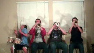 Spongebob Fanfare - Trumpet Cover - Bubble Bowl Marching Band Intro (