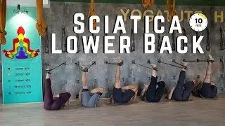 10 Min Quick Thereputic Yoga for Sciatica,  Knee Health at Home | Gentle Joints Movement@yogatute