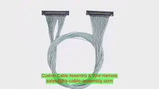 UAV antenna RF harness overmolded IP67 high flex Fiber MPO MTP I PEX to KEL PUR jacket foil shield m