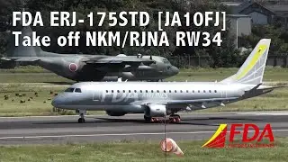 FDA ERJ-175STD [JA10FJ] Take off from NKM/RJNA RW 34
