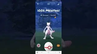 100% Mewtwo Catch - Pok&eacute;mon Go - #shorts