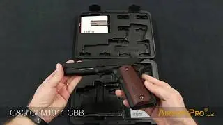 G&G GPM1911 Airsoft gas blowback pistol unboxing