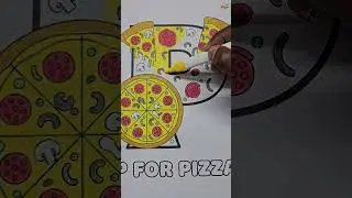 P for Pizza 🍕 | Learn Alphabet P | Pizza Colouring for Kids | ColorLearn Pro#PforPizza #AlphabetP