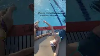Safe to say we finished strong 💪 #funny #swimming #trending #nevergiveup