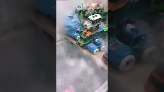 🚗So Satisfying Toy Bus Drop 🚍Toy Buses Falling One by One 🚍👉 👉 Watch till the end 👀