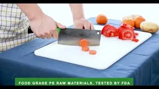 Picnic Kitchen Use Colorful Plastic Cutting Board HDPE Chopping Board