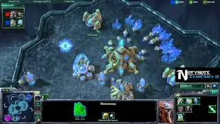 TaoHorN(Z) vs loForensic(P) Round 2 Game 1 nVidia Starcraft II 1v1 Tournament