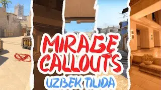 CS2 MIRAGE CALLOUTS | UZBEK TILIDA #cs2 #csgo #cs2game #callouts #cs2uz