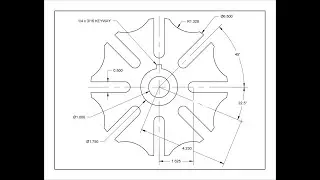 Introduction to  AutoCAD - Array, Circles, and Grips