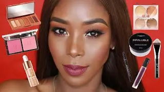 PROBANDO MAQUILLAJE NUEVO EN PIEL OSCURA, MORENA, NEGRA | Mary Pulido