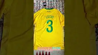 Brazil Home 2010 Football Jersey  #classicfootballshirts #classicshirts #footballshirts