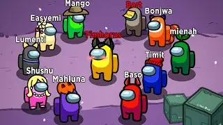 GEBURTSTAGS IMPOSTOR RUNDE | Among Us /w Mahluna, Bonjwa, Timit, Mango