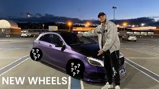NEW WHEELS & MASSIVE INCIDENT!! (MERCEDES A200)