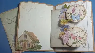 🏡Tarjeta doble pop up circular motion🏡