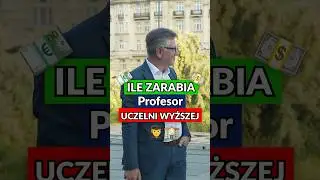 Ile zarabia Profesor uczelni wyższej? 💵👨&zwj;🏫 #shortvideo #viral #shorts #teacher #study #students