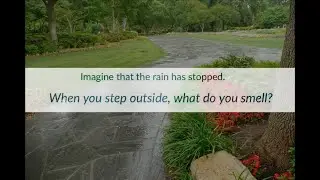 Do you smell the rain?