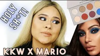 KKW BEAUTY X MARIO COLLAB | WORTH THE HYPE? HM..