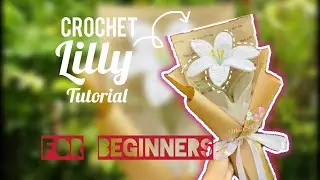 Mini Crochet Lily Flower | Easy Beginner Tutorial