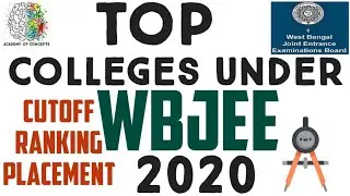 Top colleges under wbjee || Top 10 colleges with their cut off