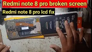 Redmi note 8 pro broken screen // redmi note 8 pro lcd replacement // #redminote8pro