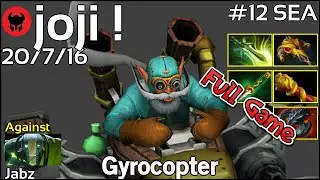 joji ! plays Gyrocopter!!! Dota 2 Full Game 7.20