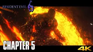 RESIDENT EVIL 6 - Chapter 5 Jake Campaign Walkthrough Ending 4K60 PS5 - No Commentary