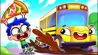 Wheels on the Bus | Bus Rules Song 🚌 | Funny Kids Songs And Nursery Rhymes