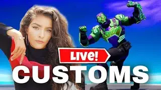 FORTNITE LIVE - CUSTOM games with VIEWERS (on NA-EAST) storm 4 scrims LATER