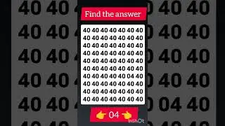 Find the ODD One Out - Numbers and Letters Edition Easy, Medium, Hard30 levels