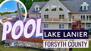 Lake Lanier Real Estate: 101 Sonnett Drive - Waterfront home w/ POOL in Forsyth County, GA!