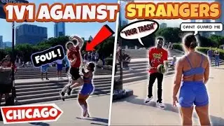 PLAYING STRANGERS 1v1 IN THE STREETS OF CHICAGO GOT PHYSICAL! (PART 2)