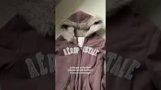 The iconic Aeropostale fur hoodie