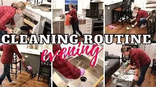 REALISTIC EVENING CLEANING ROUTINE | NIGHTLY CLEANING WORKING MOM | COLLAB WITH JESSICA VAUGHAN