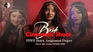 #Bride Cinematic Shoot  | Student Work |  Nandan | Bride Makeup shoot | Patna Bihar .