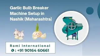 Garlic Bulb Breaker Machine in Nashik ( Maharashtra )🧄 Garlic Bulb Breaker Machine Working Video