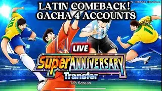 LIVE! GACHA LATIN BANNER 4 ACCOUNTS! CAN WE GET ANOTHER STARS? CAPTAIN TSUBASA DREAM TEAM 8th ANNIV