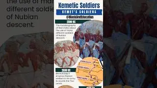 Egypt's Soldiers - What Were Nubian Soldiers Known For? #shorts #kemet #africa