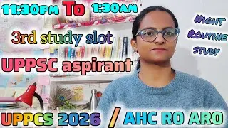Reecha singh vlog is live 📚 UPPCS 2026||RO ARO || AHC RO ARO 🎯 night study slot