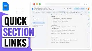 How to Insert Bookmarks in Google Docs (Bookmark Jump Points)