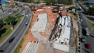 OBRAS NOVO VIADUTO CORREDOR ABD/AV LIONS EM SBC E O NOVO ACESSO RODOVIA ANCHIETA