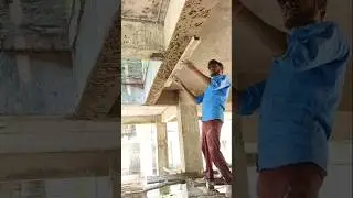 how to make ceiling/ beam corner plaster#construction #prasanjit -5#shortsviral #shortsvideo#shorts