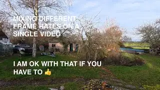 Смешивание разных частот кадров в одном видео?