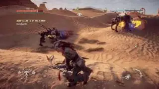 Horizon Zero Dawn | Overriding A Sawtooth | Takes Out Three Tramplers!
