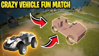 Water Car Fun Match 😂 In Craftland || Craftland challenging fun Match in Garena free fire