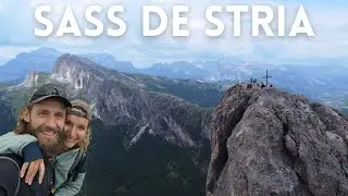 FERRATA FUSETTI al SASS DE STRIA: una via facile e panoramica sulle Dolomiti