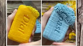 BEST ASMR SOAP MOMENTS. Soap crunch. Cutting cubes on Soap. Relaxing video. Satisfying video ASMR