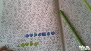 Word Search And Color - Gemstone Party - Peridot