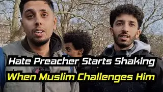 Fake Ex Muslim Shivering & Panics After Muslim Apologetic Challenges Him To Debate | Speakers Corner