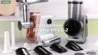 Huanyu Electric Cheese Grater  Installation Video