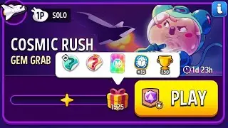 cosmic rush gem grab blow em up solo challenge | match masters | gem grab solo 